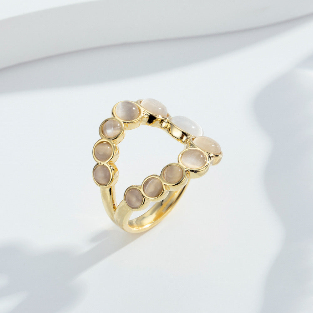 Golden Cat Eye Ring