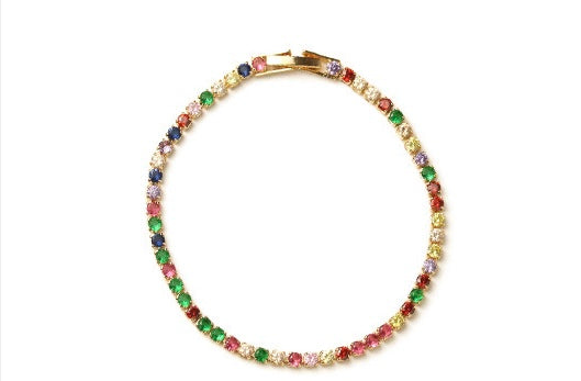 Zircon Multi Color Bracelet